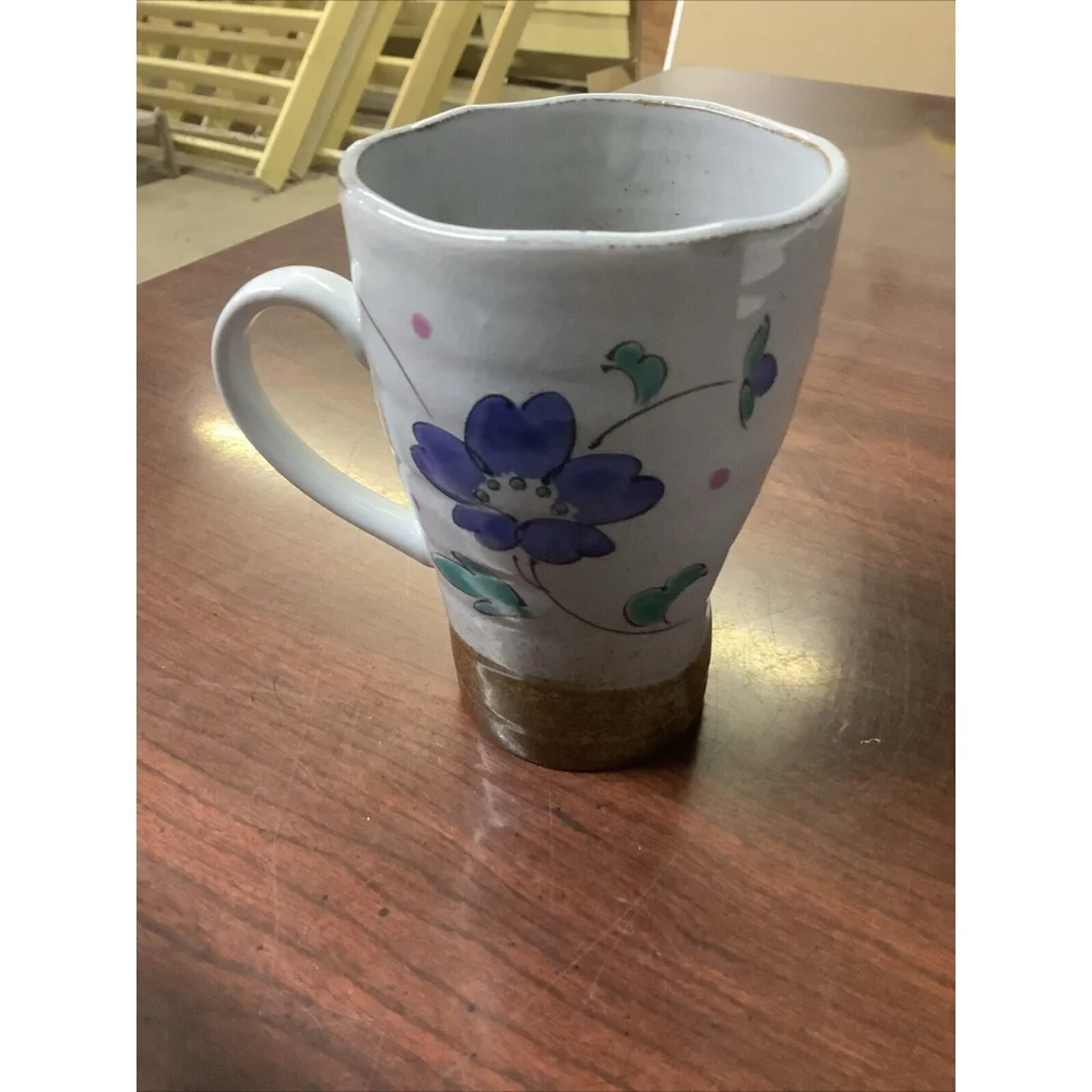 Mai Xiu Pottery Coffee‎ Tea Cup Mug Signed 4.25”